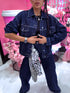 HM8505-1 denim jacket "TWILIGHT" - dark blue PRE-ORDER